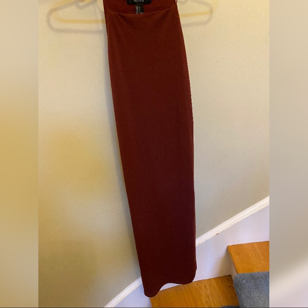 Maroon Forever 21 Bodycon Mini Dress